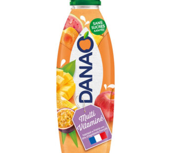 Danao – Jus de fruits multivitaminé et lait 900 ml