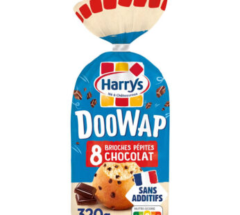 HARRYS DooWap – Brioches aux pépites de chocolat noir 320 g