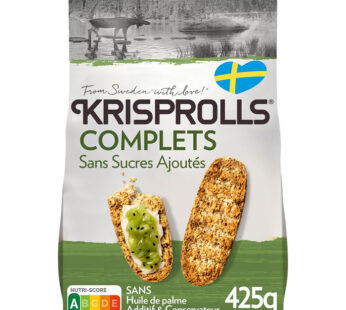 KRISPROLLS – Petits pains suédois sans sucres ajoutés 425 g