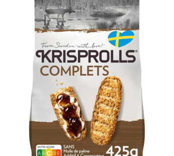 KRISPROLLS – Petits pains suédois au blé complet 425 g