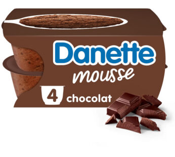 Danette – Mousse au chocolat 4x60g