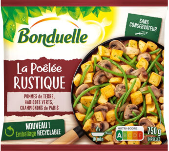 BONDUELLE Rustique – Poêlée de pommes de terre, champignons et bolets 750g