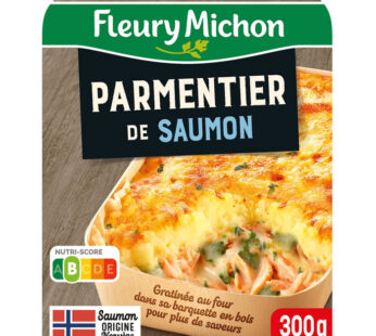 FLEURY MICHON – Parmentier de saumon sauce ricotta et épinards 300g