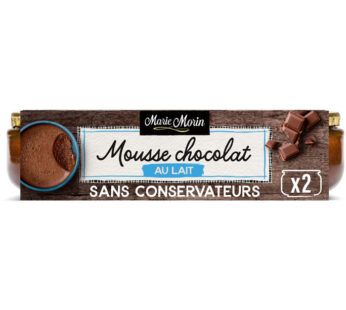 Marie Morin – Mousse au chocolat au lait 2x100g