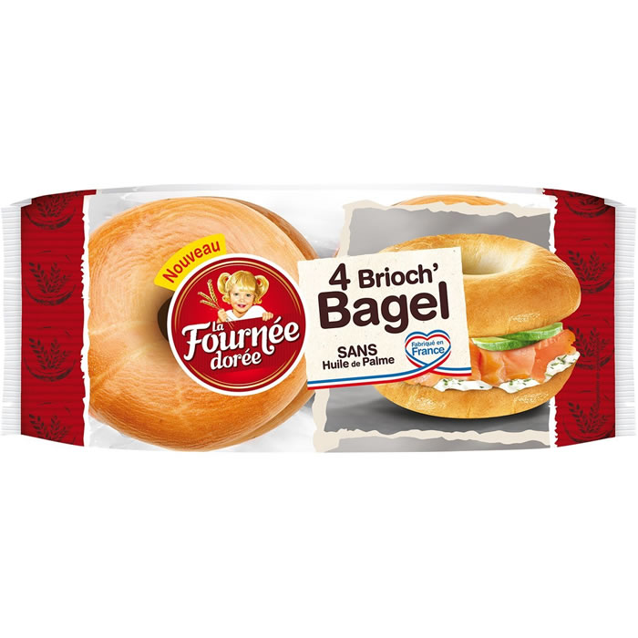 LA FOURNEE DOREE - Bagel brioché 300g