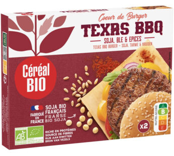 CEREAL BIO – Coeur de burger soja, blé et épices bio