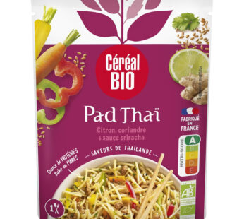 CEREAL BIO – Pad Thaï au citron, coriandre sauce sriracha micro-ondes bio