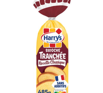 HARRYS – Brioche tranchée nature 485 g