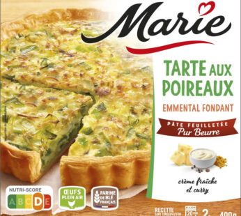 MARIE – Tarte aux poireaux 400g