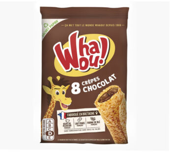 WHAOU – Crêpes fourrées au chocolat au lait Petit Format 256g