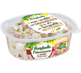 BONDUELLE – Salade de Piémontaise au jambon et tomate fraîche 320g