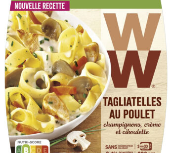 WEIGHT WATCHERS – Tagliatelle et poulet aux champignons 300g