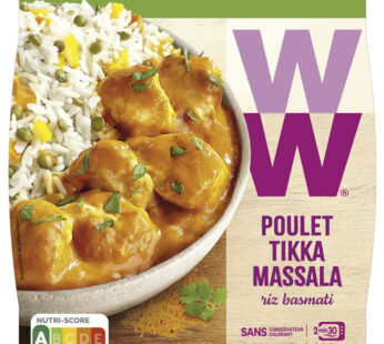 WEIGHT WATCHERS – Riz basmati et poulet tikka massala 300g