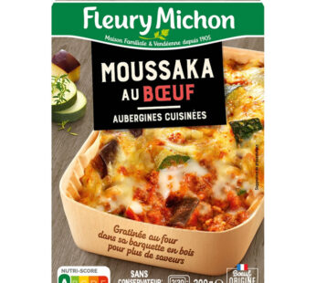 FLEURY MICHON – Moussaka au boeuf et aubergines 300g
