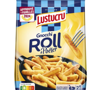 LUSTUCRU Roll – Bâtonnet de gnocchi à poêler 300g
