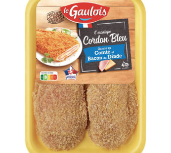 LE GAULOIS – Cordons bleus garnis au comté et bacon 240g