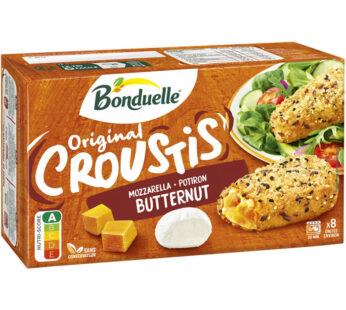 BONDUELLE Croustis – Bouchées panées de butternut, potiron et fromage 305g