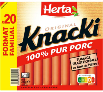 HERTA Knacki – Saucisses de Strasbourg Grand Format 700g
