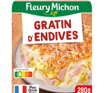 FLEURY MICHON – Gratin d&rsquo;endives, jambon et emmental 280g