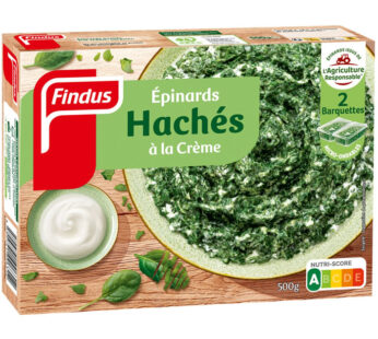 FINDUS – Epinards hachés à la crème 2x250g
