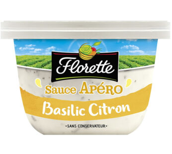 FLORETTE – Sauce citron et basilic 175g