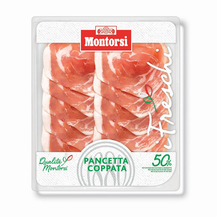 MONTORSI I Freschi - Pancetta Coppata en tranche 100g