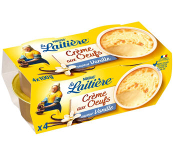 La Laitière – Crèmes aux oeufs à la Vanille 4x100g