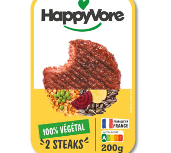 HAPPYVORE – Steaks végétaux