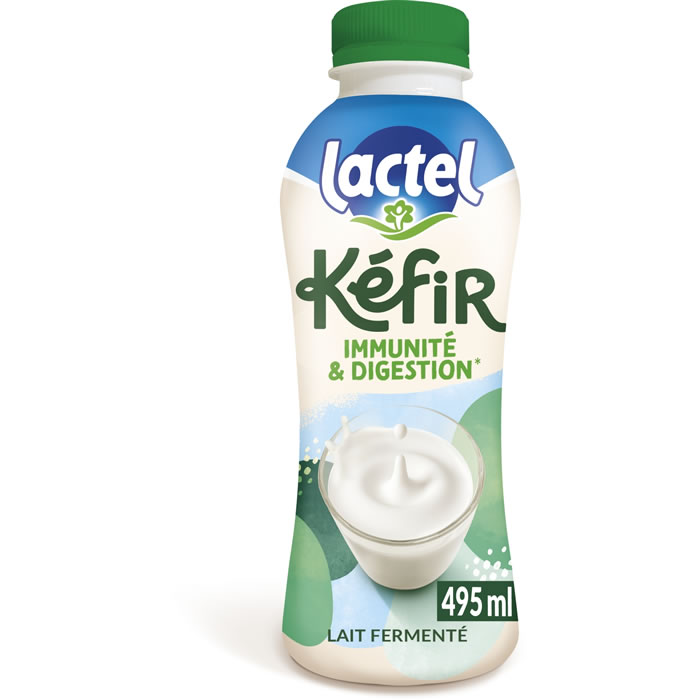 LACTEL - Lait fermenté frais Kéfir 49.5 cl