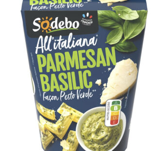 SODEBO – Rigatoni au parmesan et basilic 280g