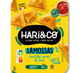 HARI & CO – Samossas aux lentilles de corail et coco sauce rougail