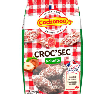 COCHONOU Croc&rsquo;Sec – Mini saucissons secs aux noisettes 130g