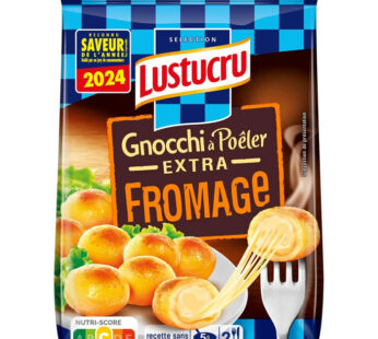 LUSTUCRU – Gnocchi à poêler fourré au fromage 300g