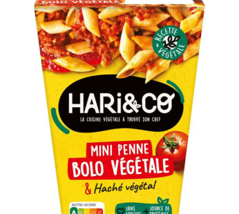 HARI & CO – Penne à la bolognaise végétale 300g