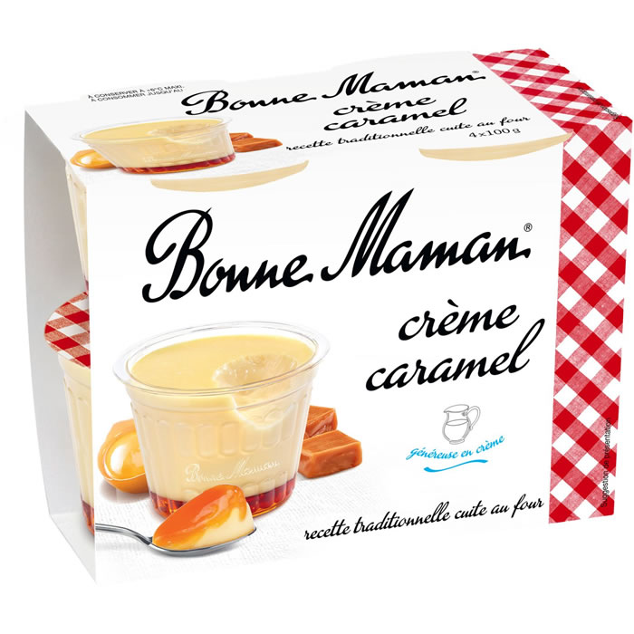 Bonne Maman - Crème au caramel 4x100g