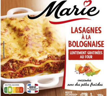 MARIE – Lasagnes à la bolognaise 300g
