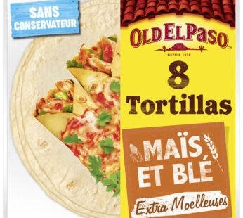 OLD EL PASO – Tortillas de maïs et blé Grand Format 335 g