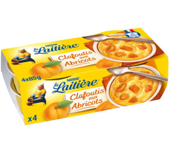 LA LAITIERE – Clafoutis aux abricots 4 x 85g