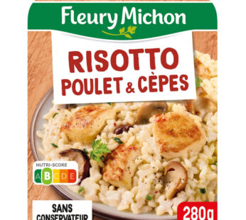 FLEURY MICHON – Poulet et risotto aux cèpes 280g