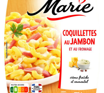 MARIE – Coquillette au jambon et fromage 280g