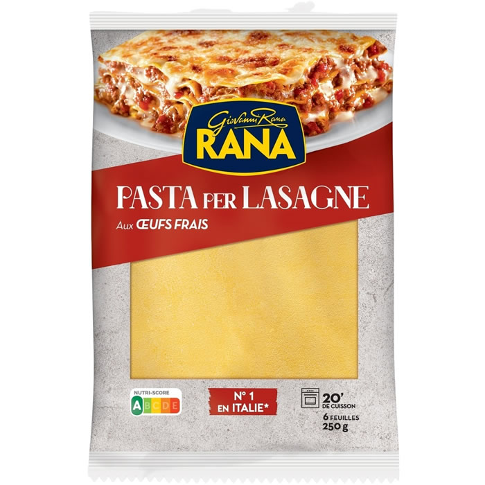 GIOVANNI RANA - Feuilles de lasagnes 250g