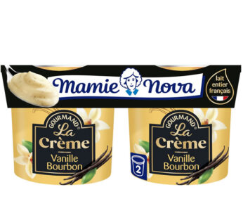 Mamie Nova – Crème dessert à la vanille bourbon 2x150g