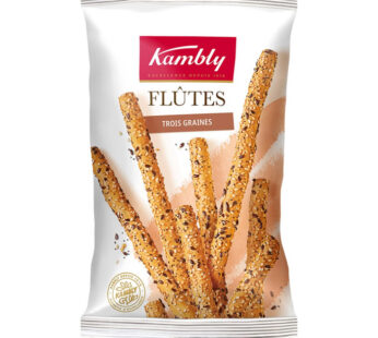 KAMBLY – Flûtes aux 3 graines 125g