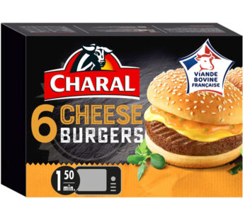 CHARAL – Cheeseburgers (6 x 140g)