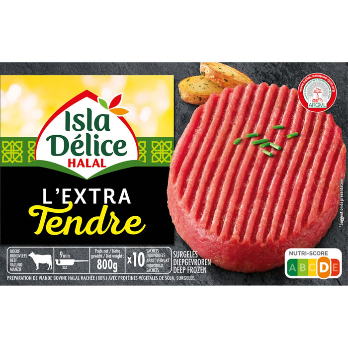 ISLA DELICE - Haché halal 20% M.G 800g