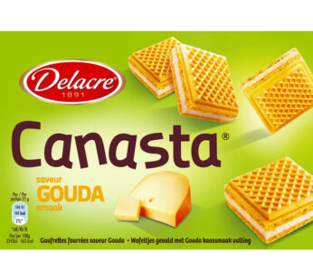 DELACRE Canasta – Gaufrettes fourrées au gouda 75g