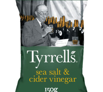 TYRRELLS – Chips saveur vinaigre de cidre 150g