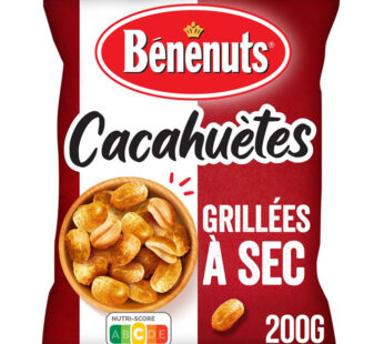 BENENUTS Cacahuètes grillées à sec 200g