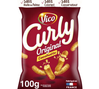 VICO Curly – Soufflés à la cacahuète original 100g