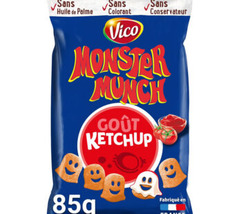 VICO Monster Munch – Chips soufflés saveur ketchup 85g